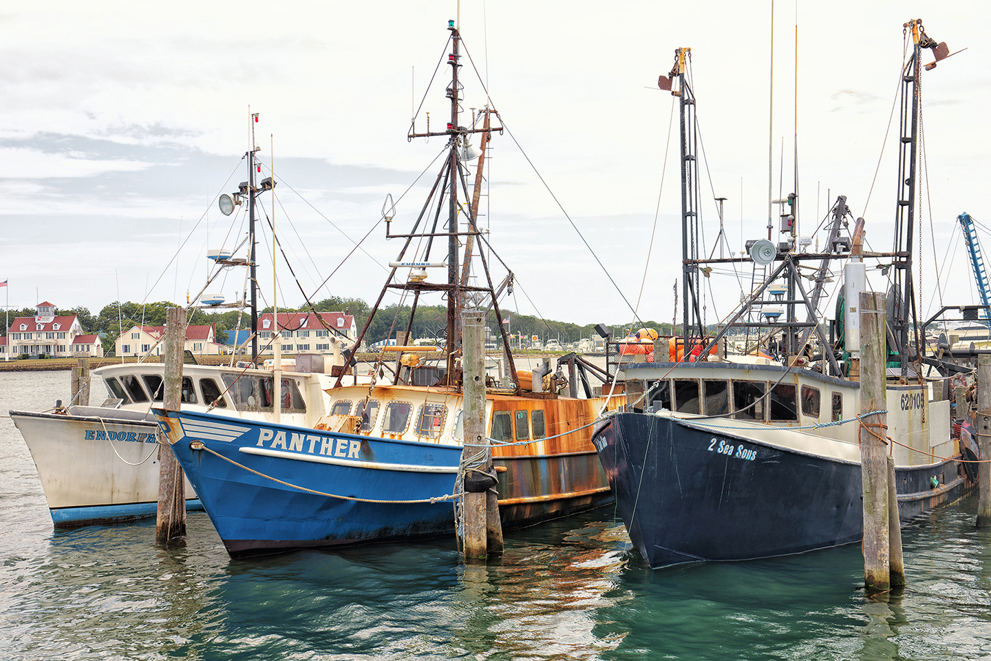 Landscape Photography Montauk Marina Fishing Boats